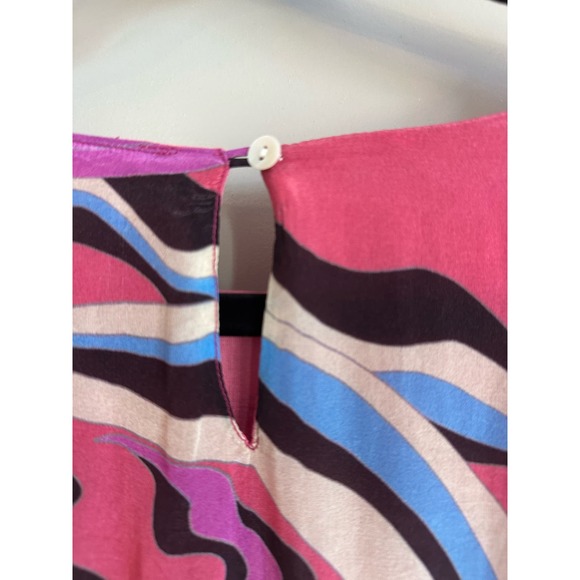 NWT Oliphant Fergana Rhubarb Long Sleeve Mini Shift Dress Sz. Medium - Picture 8 of 14